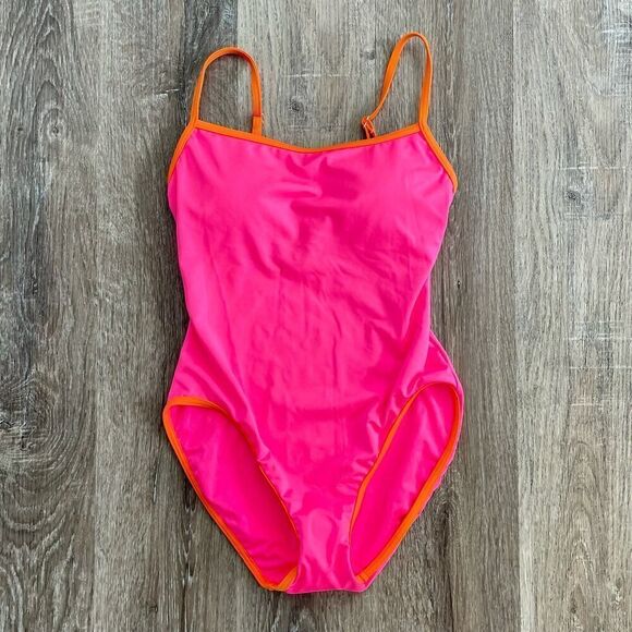 NWT Kate Spade Radiant Pink One Piece Swimsuit - Size: Small - Picture 1 of 9
